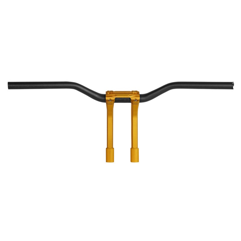 Performance Machine 0208-2186M-SMG - PFM0208-2186M-SMG - Performance Machine Phatbar/Riser Kit-Ext Wire - Gold Ops - Shipped in Europe - Tuningsupply.com
