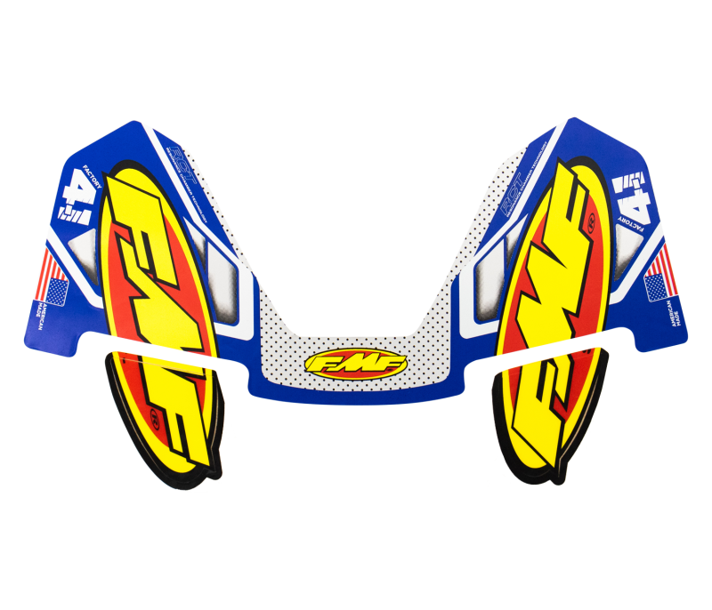 FMF Racing 014849 - FMF014849 - FMF Racing 4.1 Colorways 2020 Logo Kit - Blue - Shipped in Europe - Tuningsupply.com