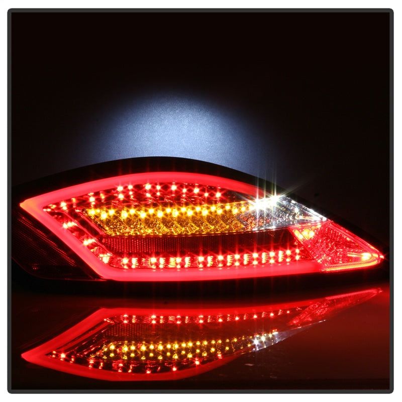 SPYDER 5083173 - SPY5083173 - Spyder Porsche 987 Cayman 06-08 / Boxster 05-08 LED Tail Lights - Red Clear ALT-YD-P98705-LED-RC - Shipped in Europe - Tuningsupply.com