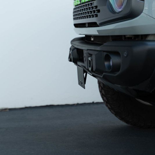 DV8 Offroad LPBR-04 - DVELPBR-04 - DV8 Offroad 21-23 Ford Bronco Capable Bumper Front License Plate Mount - Shipped in Europe - Tuningsupply.com