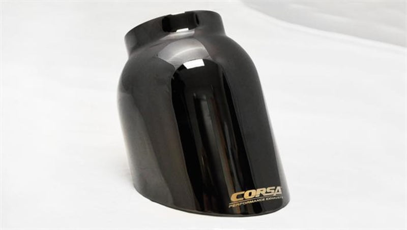 CORSA Performance 14836BLK - COR14836BLK - Corsa 2015-20 Ford F-150 3.5L Ecoboost (Super Crew Cab) Black Sport Single Side Dual 4in Tips CB Exh - Shipped in Europe - Tuningsupply.com