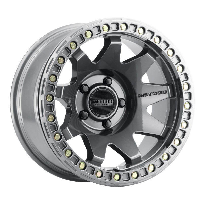 Method Wheels MR10879050844B - MRWMR10879050844B - Method MR108 17x9 -44mm Offset 5x5 71.5mm CB Gloss Titanium w/BH-H24125-38 Wheel - Shipped in Europe - Tuningsupply.com