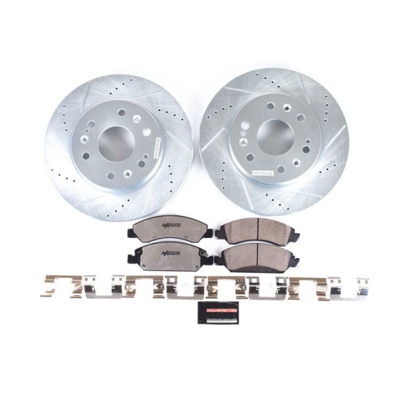 PowerStop K2069-36 - PSBK2069-36 - Power Stop 07-18 Chevrolet Silverado 1500 Front Z36 Truck & Tow Brake Kit - Shipped in Europe - Tuningsupply.com