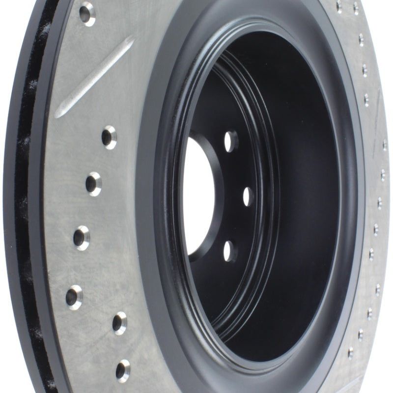 Stoptech 127.42101R - STO127.42101R - StopTech Infiniti G37 / Nissan 370Z SportStop Slotted & Drilled Rear Right Rotor - Shipped in Europe - Tuningsupply.com