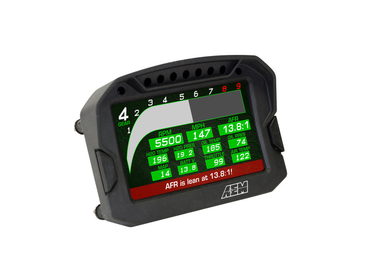 AEM 30-5603 - AEM30-5603 - AEM CD-5LG Carbon Logging Digital Dash Display w/ Internal 10Hz GPS & Antenna - Shipped in Europe - Tuningsupply.com