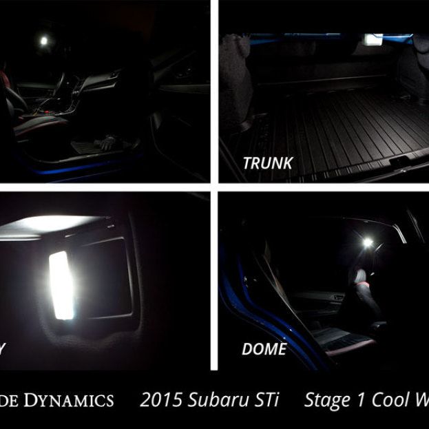 Diode Dynamics DD0266 - DIODD0266 - Diode Dynamics 15-19 Subaru WRX Interior Light Kit Stage 1 - Cool - White - Shipped in Europe - Tuningsupply.com