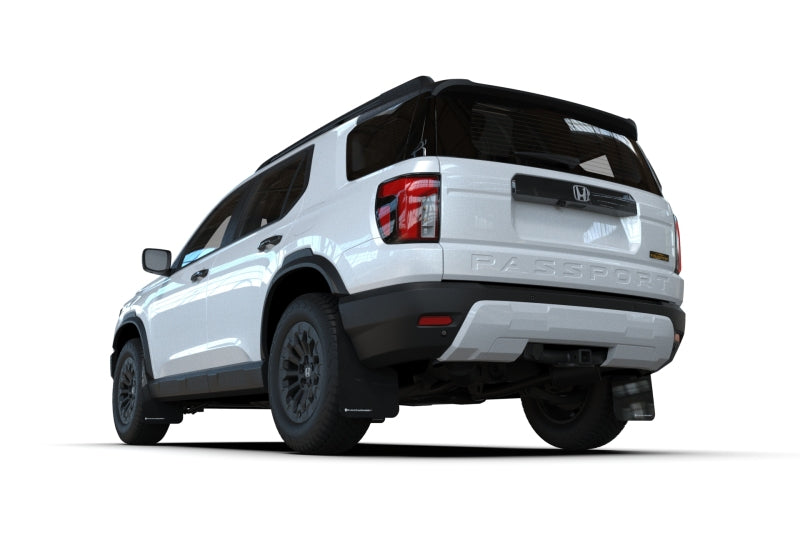 Rally Armor - RALMF139-UR-BLK-WH - Rally Armor 2026 Honda Passport Black UR Mudflap - White Logo - Shipped in Europe - Tuningsupply.com