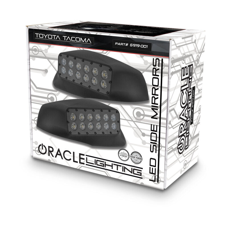 ORACLE Lighting 5919-001 - ORL5919-001 - Oracle Lighting 16-23 Toyota Tacoma LED Off-Road Side Mirror Ditch Lights - Shipped in Europe - Tuningsupply.com