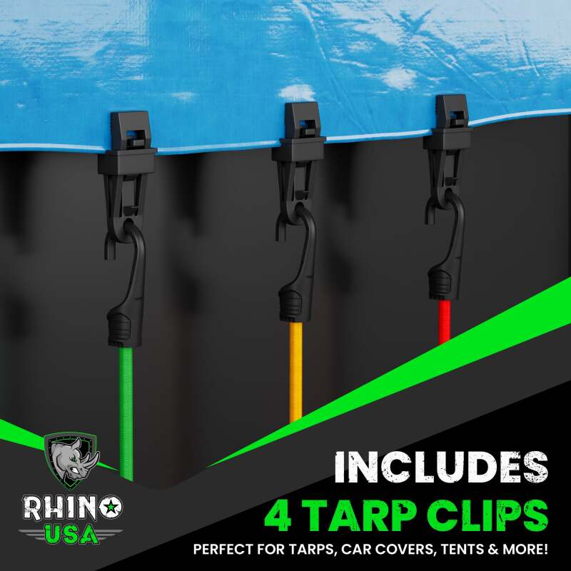 Rhino USA RHINO-28-BNGE - RSARHINO-28-BNGE - Rhino USA 28Pc Bungee Cord Assortment - Shipped in Europe - Tuningsupply.com