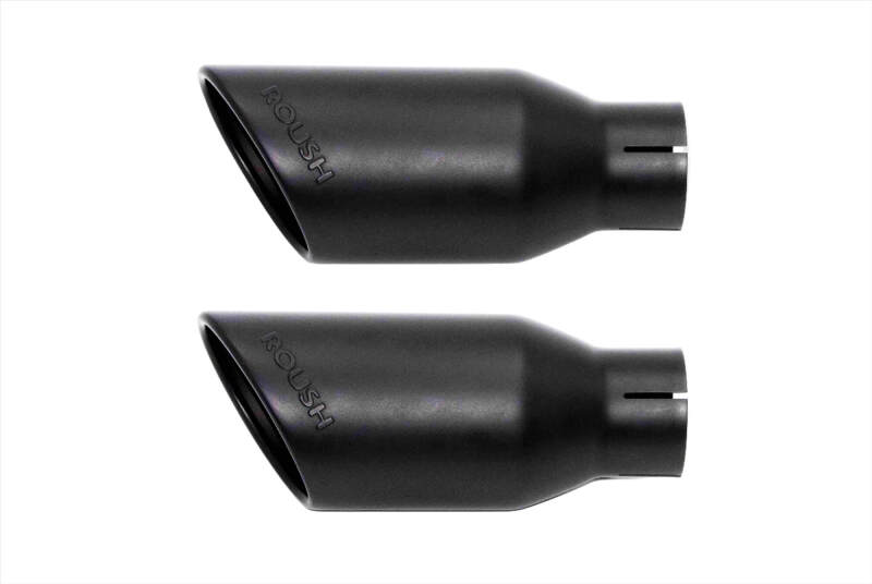 Roush 422318 - RSH422318 - Roush 15-24 Ford F-150 5.0L 4in Black Exhaust Dual Tips - Pair - Shipped in Europe - Tuningsupply.com