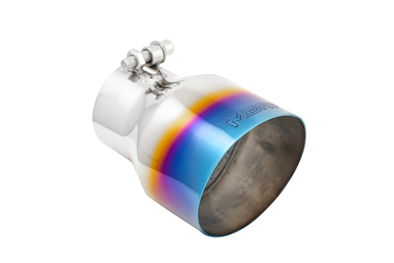 MBRP PT5180BE - MBRPT5180BE - MBRP Universal Stainless Steel Dual Wall Tip 4.5in OD/3in Inlet/6.13in L - Shipped in Europe - Tuningsupply.com