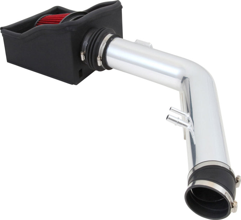Spectre 9001 - SPE9001 - Spectre 11-14 Ford F250/350 V8-6.2L F/I Air Intake Kit - Polished w/Red Filter - Shipped in Europe - Tuningsupply.com