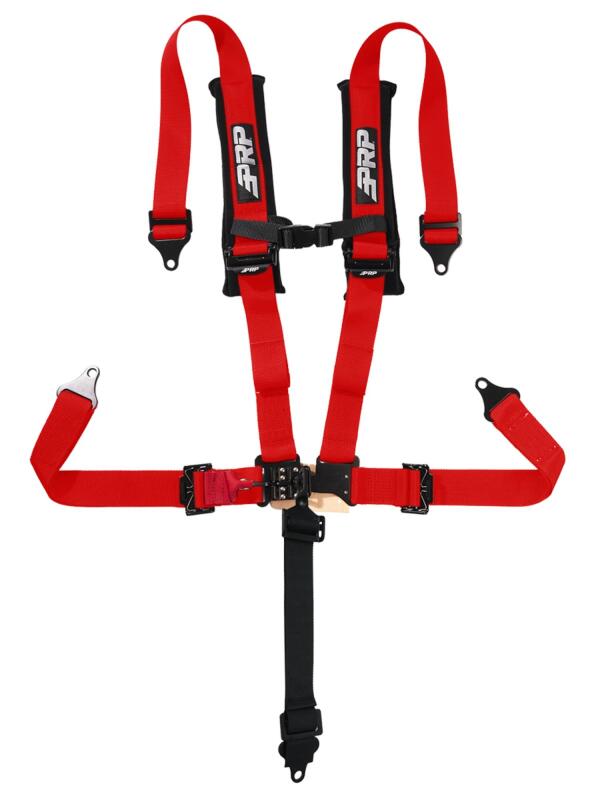 PRP Seats SBH5.2LL-R - PRPSBH5.2LL-R - PRP 5.2 Sewn In Harness Latch and Link- Red - Shipped in Europe - Tuningsupply.com