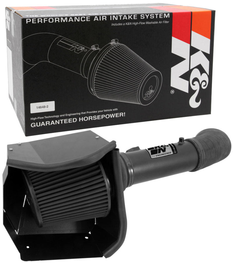 K&N Engineering 71-2582 - KNN71-2582 - K&N 11-13 Ford F250/F350/F450/F550 Super Duty 6.7L V8 DSL Black Performance Intake Kit - Shipped in Europe - Tuningsupply.com
