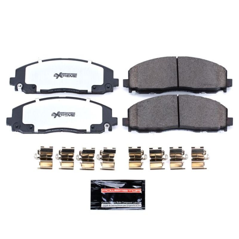 PowerStop Z36-1589 - PSBZ36-1589 - Power Stop 17-19 Chrysler Pacifica Front Z36 Truck & Tow Brake Pads w/Hardware - Shipped in Europe - Tuningsupply.com