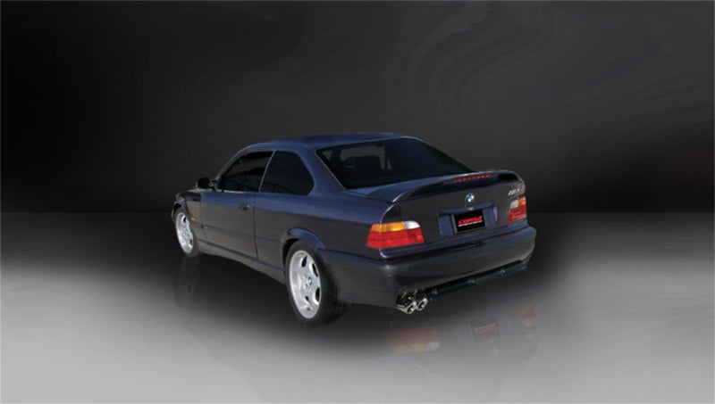 CORSA Performance 14553 - COR14553 - Corsa 1992-1999 BMW 325i/is Coupe E36 Polished Sport Cat-Back Exhaust - Shipped in Europe - Tuningsupply.com