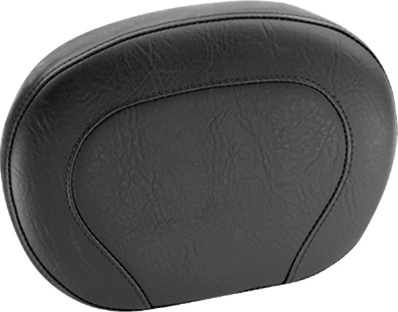 Mustang Motorcycle 76459 - MMP76459 - Mustang Harley Setback Vintage Sissy Bar Pad Low Medallion Style (12 inch x 9 inch) - Black - Shipped in Europe - Tuningsupply.com