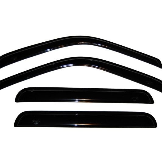 AVS 94438 - AVS94438 - AVS 03-05 Ford Excursion Ventvisor Outside Mount Window Deflectors 4pc - Smoke - Shipped in Europe - Tuningsupply.com