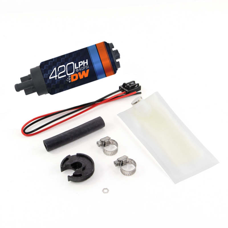 DeatschWerks 9-421-0848 - DWK9-421-0848 - Deatschwerks DW420 Series 420lph In-Tank Fuel Pump w/ Install Kit For Miata 94-05 - Shipped in Europe - Tuningsupply.com
