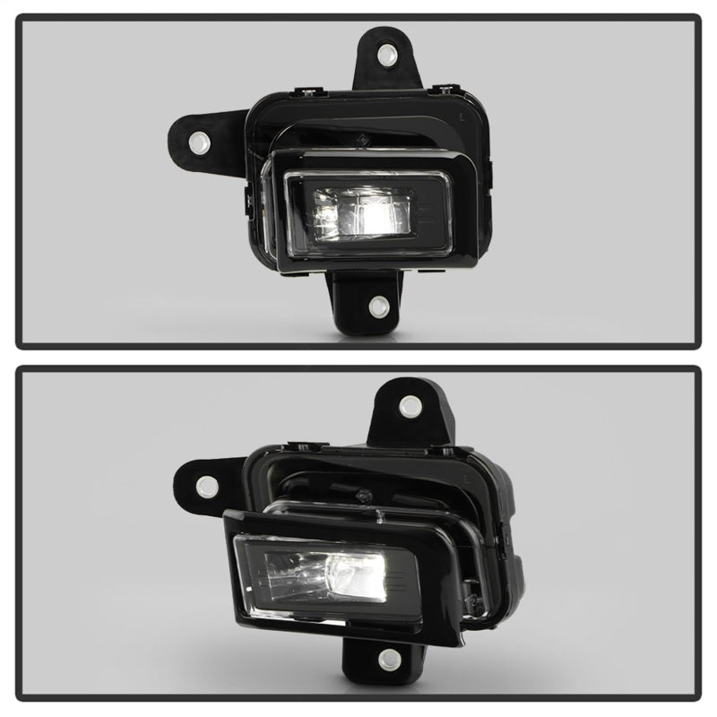 SPYDER 9054167 - SPY9054167 - Spyder 23-25 GMC Sierra 1500 OEM Style LED Fog Light w/ Switch - Clear (FL-GS2023-LED-C) - Shipped in Europe - Tuningsupply.com