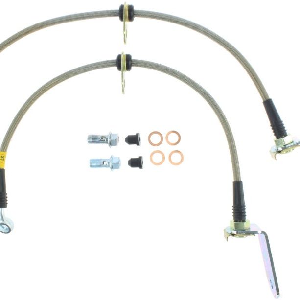 Stoptech 950.40511 - STO950.40511 - StopTech 06-09 Honda Civic EX Rear SS Brake Lines - Shipped in Europe - Tuningsupply.com