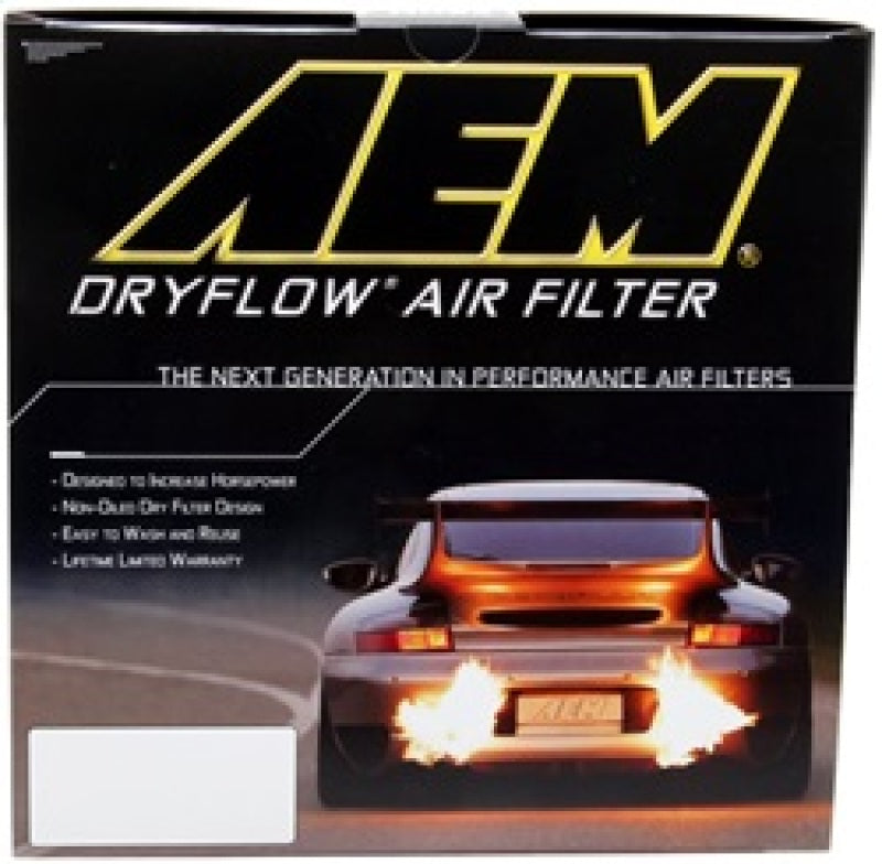 AEM Induction 21-2075DK - AEM21-2075DK - AEM 5in Dryflow Air Filter with 8in Element - Shipped in Europe - Tuningsupply.com
