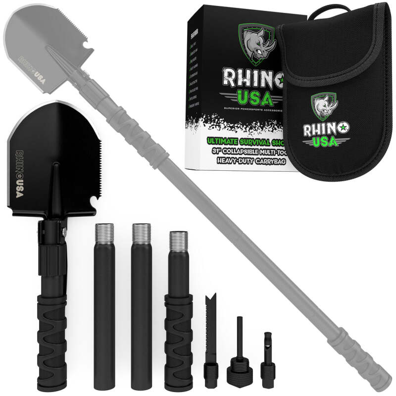 Rhino USA RNO-SURVIVAL-SHOVEL - RSARNO-SURVIVAL-SHOVEL - Rhino USA Ultimate Survival Shovel - Shipped in Europe - Tuningsupply.com