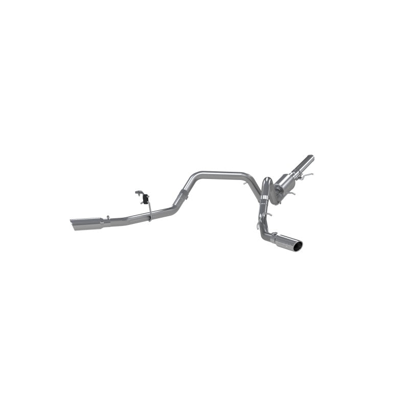 MBRP PS5082409 - MBRPS5082409 - MBRP 14 Chevy/GMC 1500 Silverado/Sierra 4.3L V6/5.3L V8 Dual Split Side T409 3in Cat Back Exhaust - Shipped in Europe - Tuningsupply.com