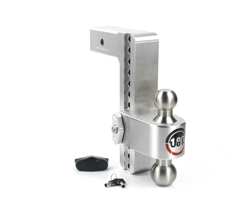 Weigh Safe LTB10-2.5 - WEILTB10-2.5 - Weigh Safe 180 Hitch 10in Drop Hitch & 2.5in Shank (10K/18.5K GTWR) - Aluminum - Shipped in Europe - Tuningsupply.com