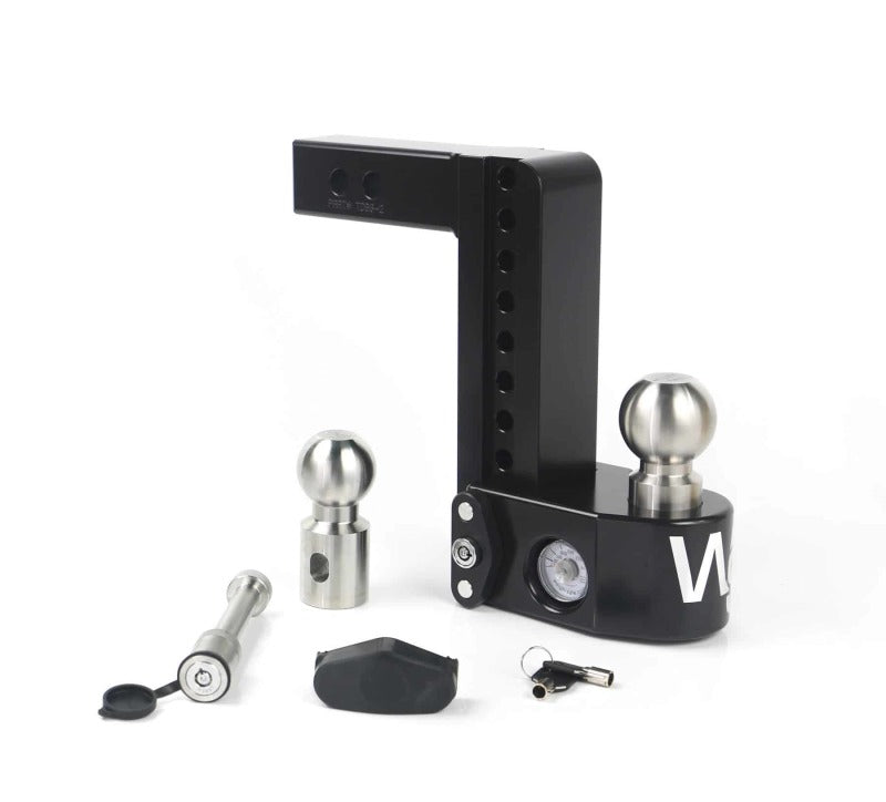 Weigh Safe WS8-2-KA-CER-BLA - WEIWS8-2-KA-CER-BLA - Weigh Safe 8in Drop Hitch w/Built-in Scale & 2in Shank (8K/12.5K GTWR) w/WS05 - Black Cerakote - Shipped in Europe - Tuningsupply.com