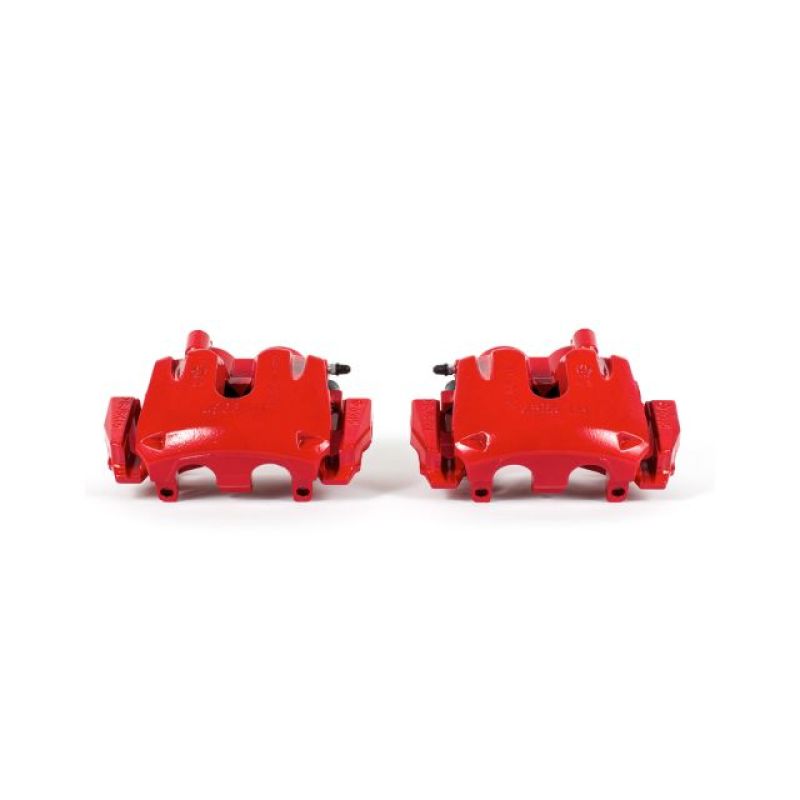 PowerStop S5296 - PSBS5296 - Power Stop 11-17 Dodge Durango Front Red Calipers w/Brackets - Pair - Shipped in Europe - Tuningsupply.com