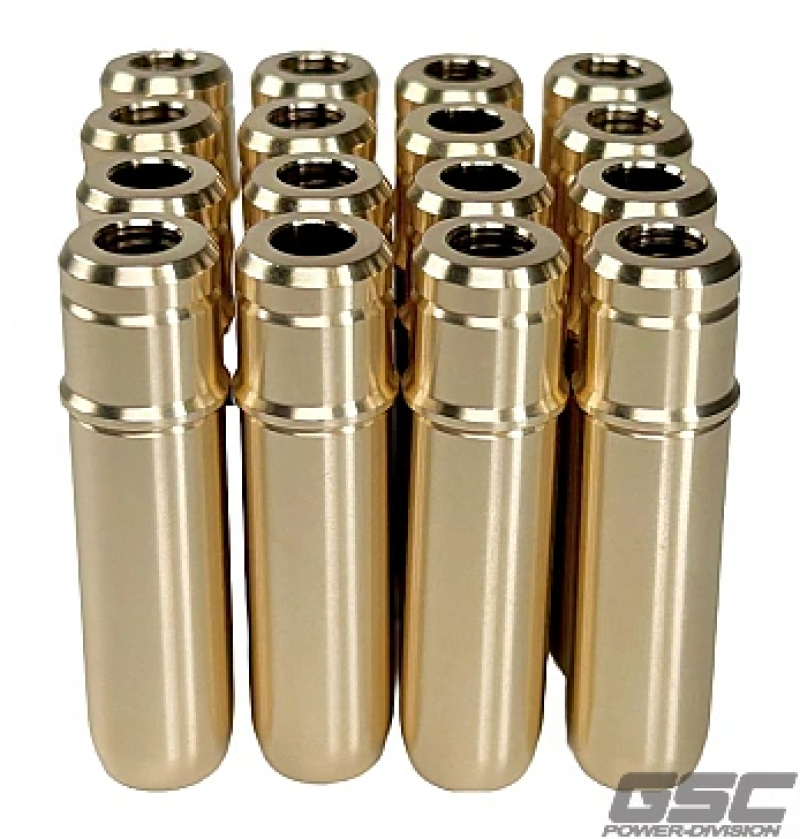 GSC Power Division 3130-16 - GSC3130-16 - GSC P-D Ford 5.0L Coyote Gen 1/Gen 2 (STD) Intake/Exhaust Valve Guide w/Stopper - Set of 16 - Shipped in Europe - Tuningsupply.com