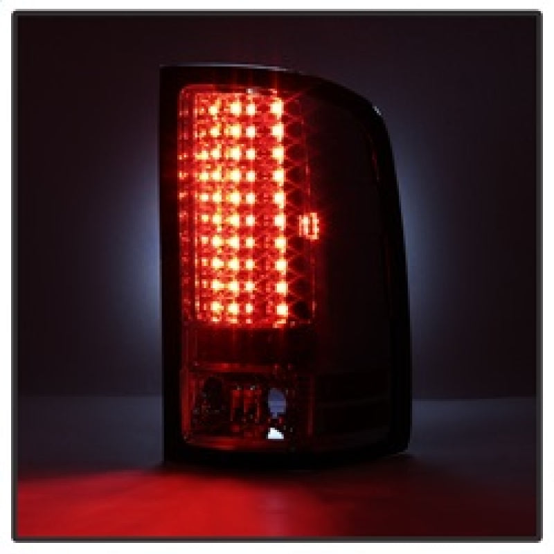 SPYDER 5014962 - SPY5014962 - Spyder GMC Sierra 07-13 (Not fit 3500 Dually 4 Rear Wheels)LED Tail Lights Smoke ALT-YD-GS07-LED-SM - Shipped in Europe - Tuningsupply.com