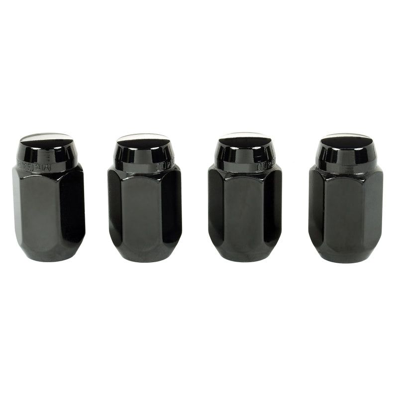 McGard 64031 - MCG64031 - McGard Hex Lug Nut (Cone Seat) M12X1.5 / 13/16 Hex / 1.5in. Length (4-pack) - Black - Shipped in Europe - Tuningsupply.com