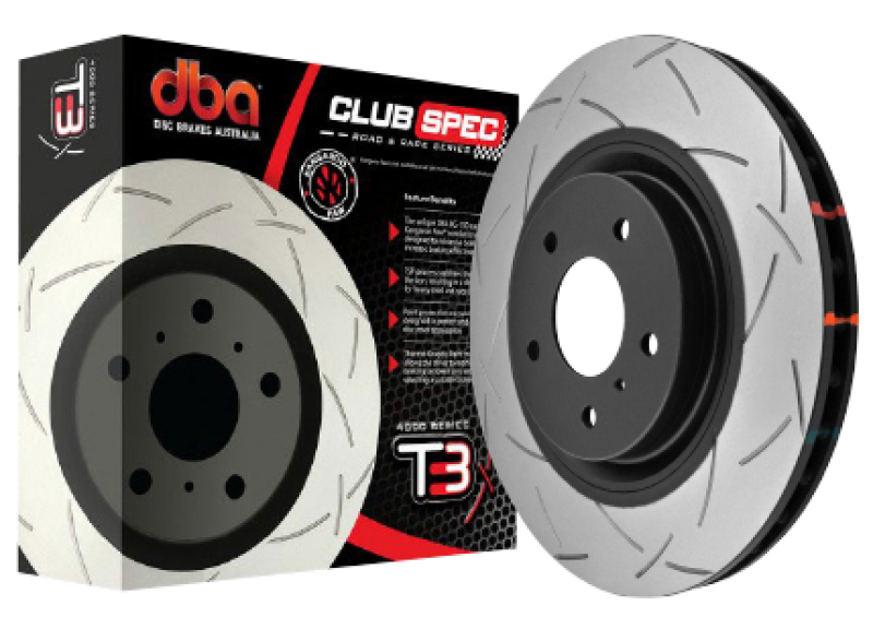 DBA DBA43928S - DBADBA43928S - DBA 2020+ Chevrolet Corvette C8 J55 Z51 Front Slotted 4000 Series Rotor - Shipped in Europe - Tuningsupply.com
