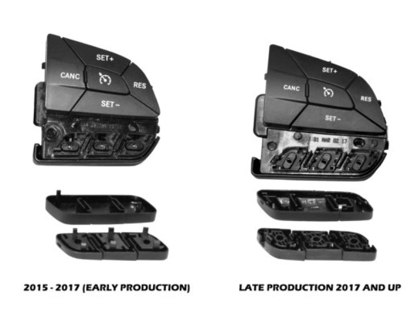 Tazer Z_AUX_A - ZATZ_AUX_A - Tazer 15-17 Dodge Challenger/Charger/Durango/15-17 Jeep Grand Cherokee Aux Buttons - Type A - Shipped in Europe - Tuningsupply.com