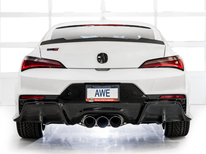 AWE Tuning 3015-52335 - AWE3015-52335 - AWE Tuning 2024 Acura Integra Type S DE5 FWD Touring Edition Exhaust w/ Triple Chrome Silver Tips - Shipped in Europe - Tuningsupply.com