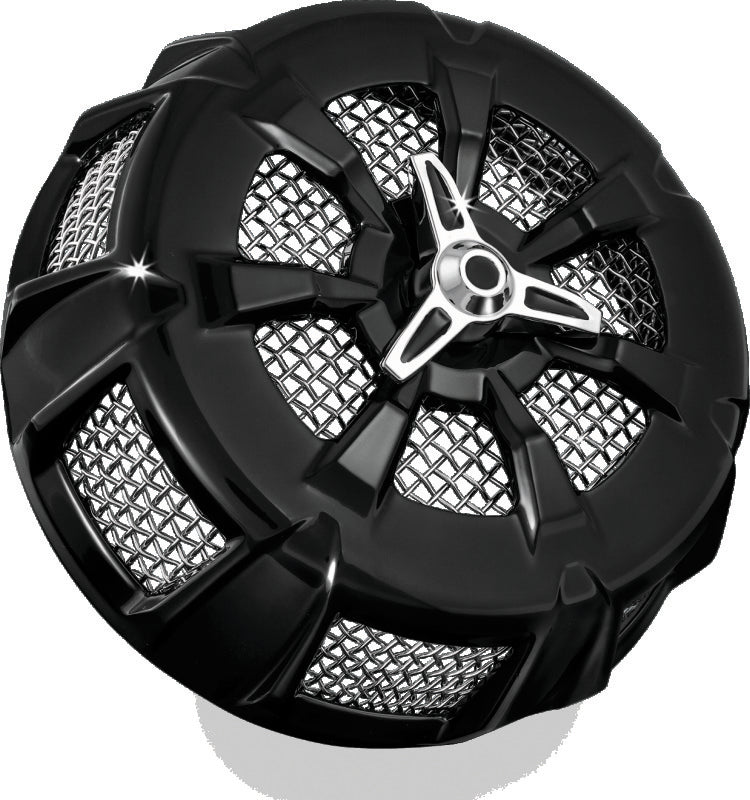Kuryakyn 9438 - KUR9438 - Kuryakyn Alley Cat Air Cleaner Cover Screamin Eagle Stage 1 Kits Gloss Black - Shipped in Europe - Tuningsupply.com