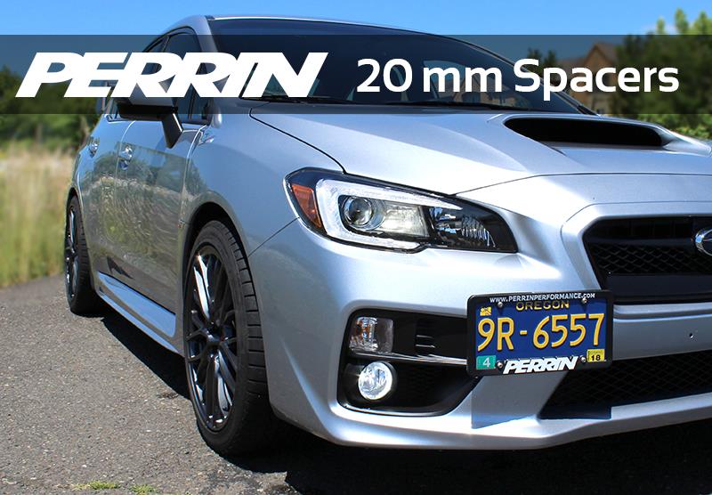 Perrin Performance PSP-WHL-020BK - PERPSP-WHL-020BK - PERRIN 15-25 Subaru WRX / 05-21 STI 20mm Wheel Spacers 5x114.3 56mm CB - Pair - Shipped in Europe - Tuningsupply.com