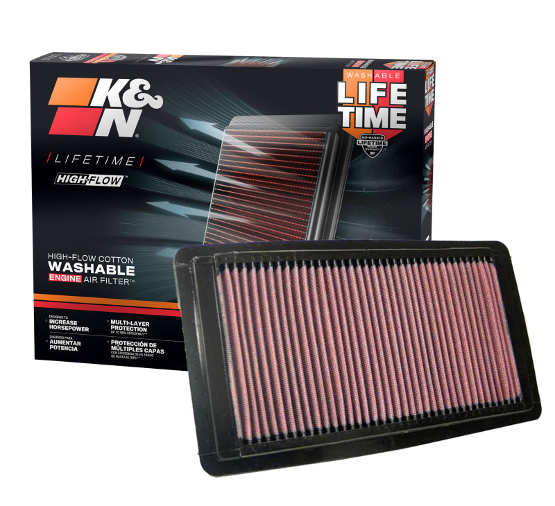 K&N Engineering 33-2309 - KNN33-2309 - K&N 05-10 Honda Odyssey / 09-10 Pilot V6-3.5L Drop In Air Filter - Shipped in Europe - Tuningsupply.com