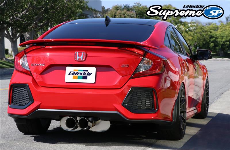 GReddy - GRE10158217 - GReddy 2017+ Honda Civic SI Sedan Supreme SP Exhaust - Shipped in Europe - Tuningsupply.com