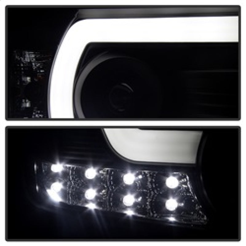 SPYDER 5080523 - SPY5080523 - Spyder GMC Sierra 14-16 Projector Headlights Light Bar DRL Black PRO-YD-GS14-LBDRL-BK - Shipped in Europe - Tuningsupply.com