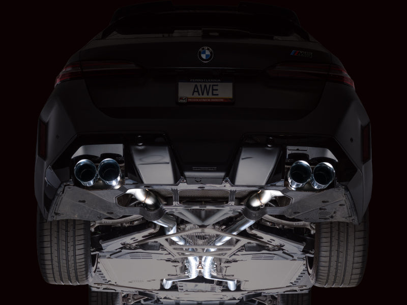 AWE Tuning 3015-42790 - AWE3015-42790 - AWE Tuning BMW G90/G99 M5 Touring Edition Cat-Back Exhaust - Chrome Silver Tips - Shipped in Europe - Tuningsupply.com
