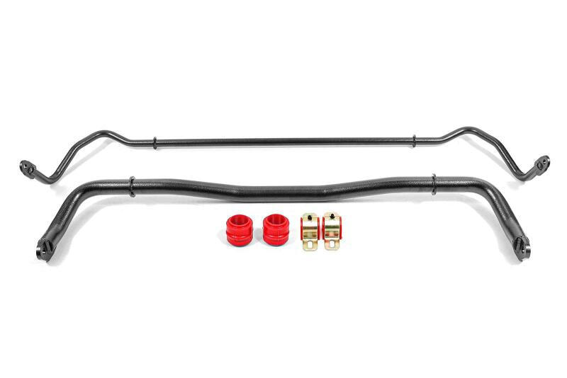 BMR Suspension SB110H - BMRSB110H - BMR 08-20 Dodge Challenger Front/Rear Sway Bar Kit w/ Bushings - Black Hammertone - Shipped in Europe - Tuningsupply.com