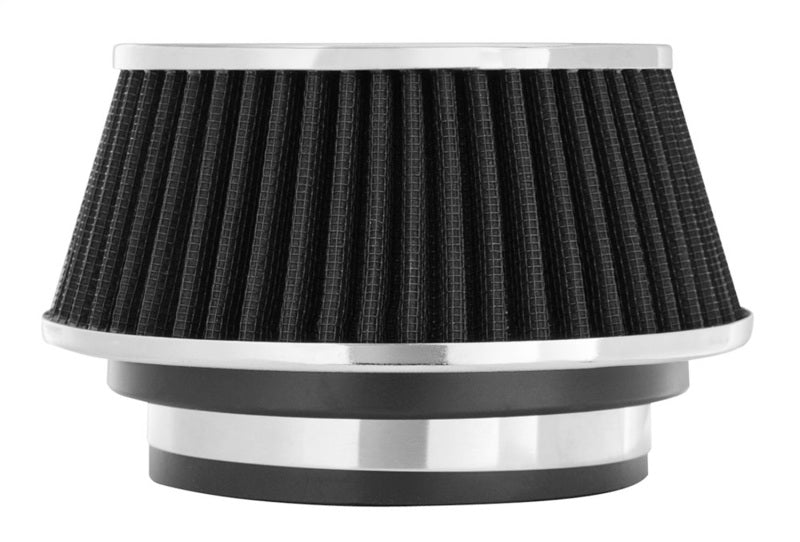 Spectre 8161 - SPE8161 - Spectre Adjustable Conical Air Filter 2-1/2in. Tall (Fits 3in. / 3-1/2in. / 4in. Tubes) - Black - Shipped in Europe - Tuningsupply.com