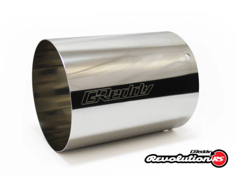 GReddy 11001140 - GRE11001140 - GReddy SS Tip (115mm Dia/120mm Length) for Universal 3in Revolution RS Muffler - Shipped in Europe - Tuningsupply.com
