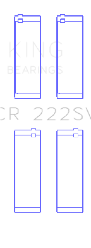 King Engine Bearings GCR222SV0.75 - KINGCR222SV0.75 - King Engine Bearings BMW N55B30A Rod Bearing Set - Size +0.75mm - Shipped in Europe - Tuningsupply.com