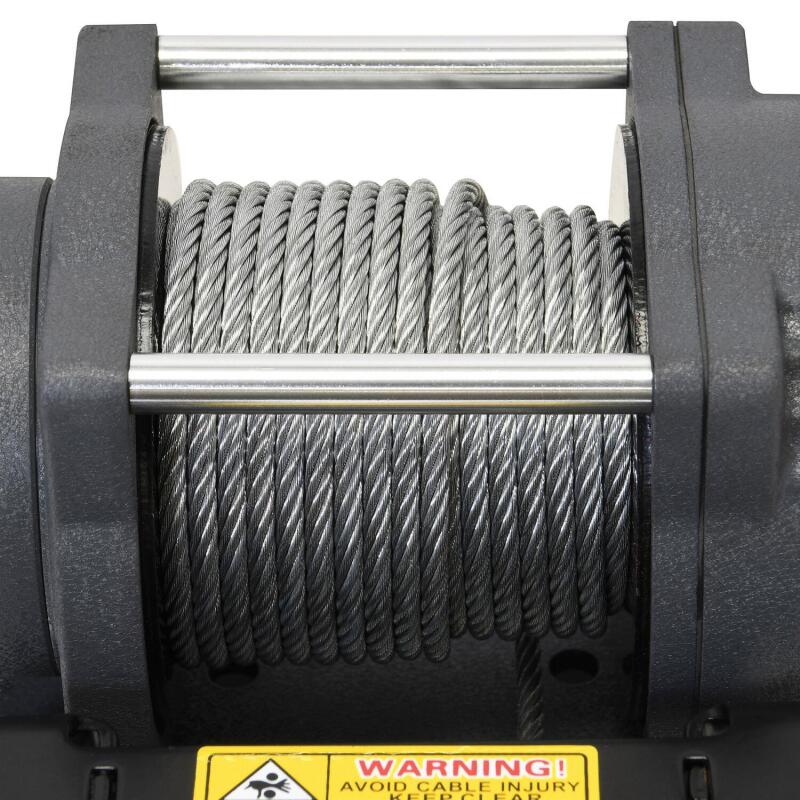 Superwinch 1125260 - SUW1125260 - Superwinch 2500 LBS 12V DC 3/16in x 40ft Steel Rope Terra 2500 Winch - Gray Wrinkle - Shipped in Europe - Tuningsupply.com
