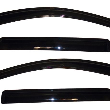 AVS 94642 - AVS94642 - AVS 11-18 Mitsubishi Outlander (Excl. Sport) Ventvisor Outside Mount Window Deflectors 4pc - Smoke - Shipped in Europe - Tuningsupply.com