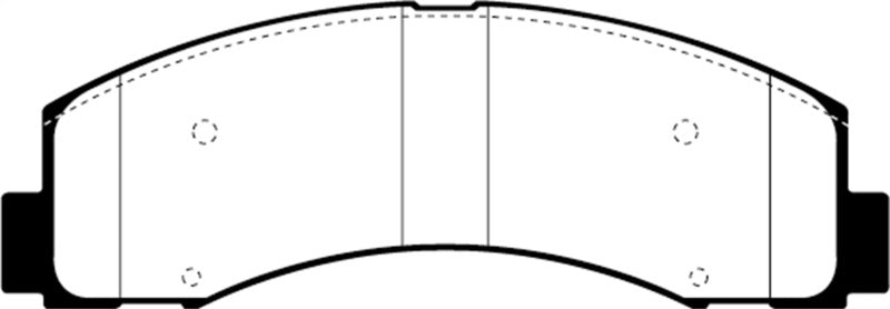 EBC ED93088 - EBCED93088 - EBC 2018+ Ford F-150 2.7L Twin Turbo (2WD) Extra Duty Front Brake Pads - Shipped in Europe - Tuningsupply.com